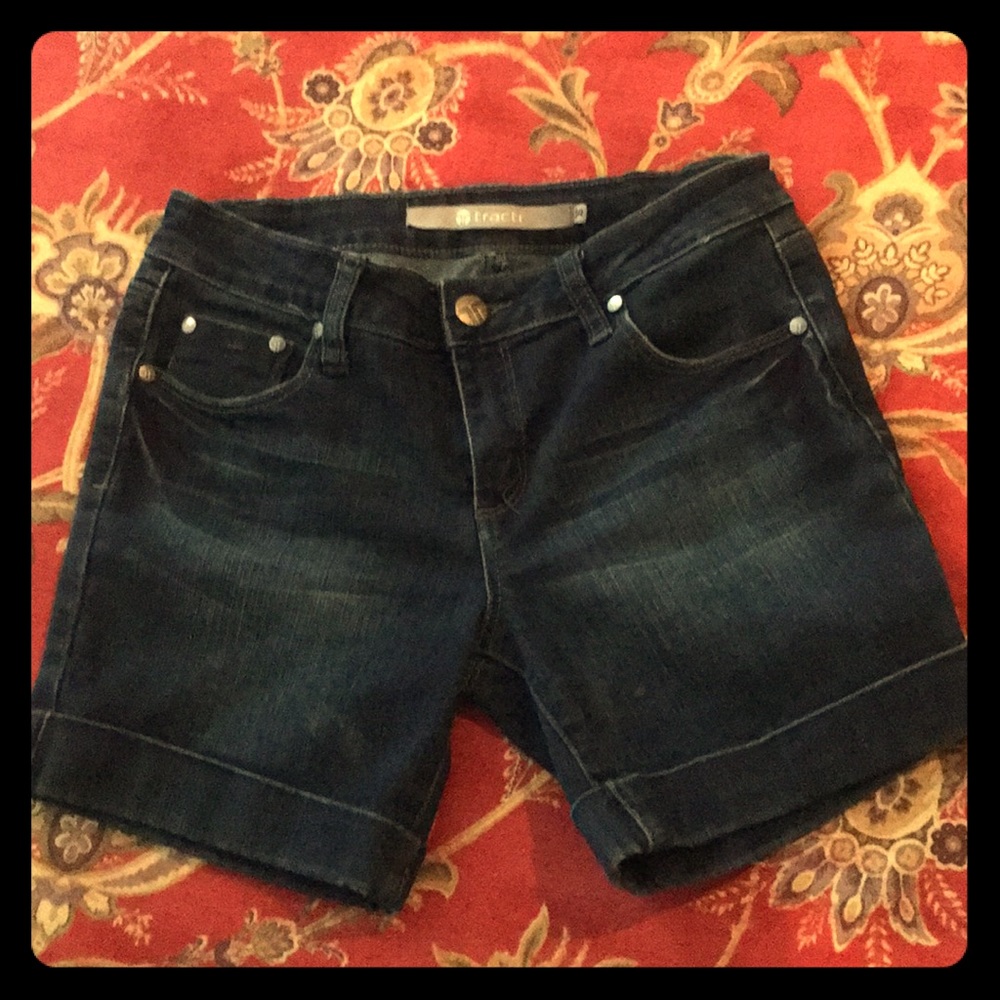 Girls Tractor denim shorts size 14